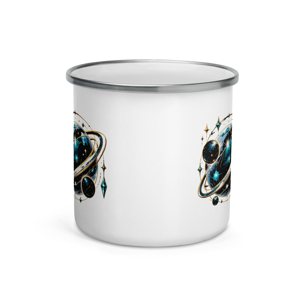 VUDU WULF Crystal Planet enamel mug (Sol): front view