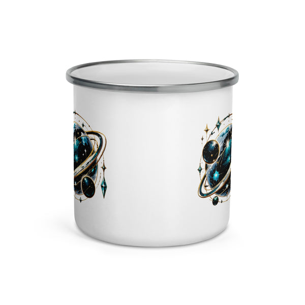 VUDU WULF Crystal Planet enamel mug (Sol): front view